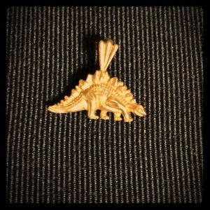 Gold Dinosaur Charm or Pendant (14K) / Vintage